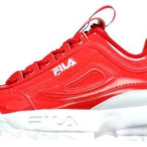 New Fila Disruptor 2 Red Sneakers, 10